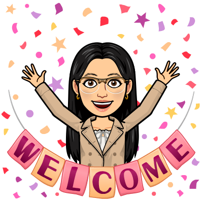 Bitmoji Melanie Welcome