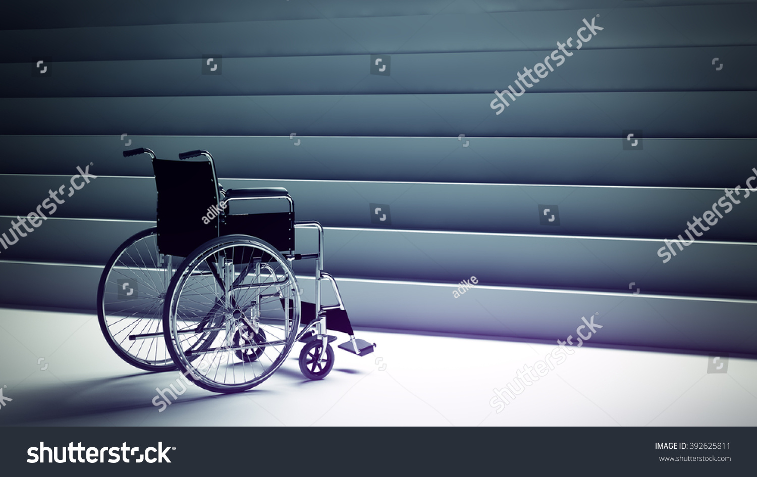 wheelchair and stairs