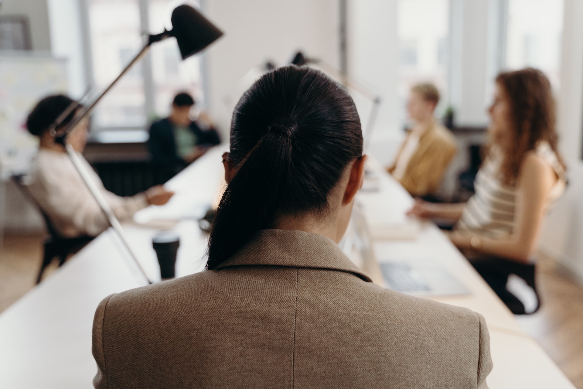 people in a meeting