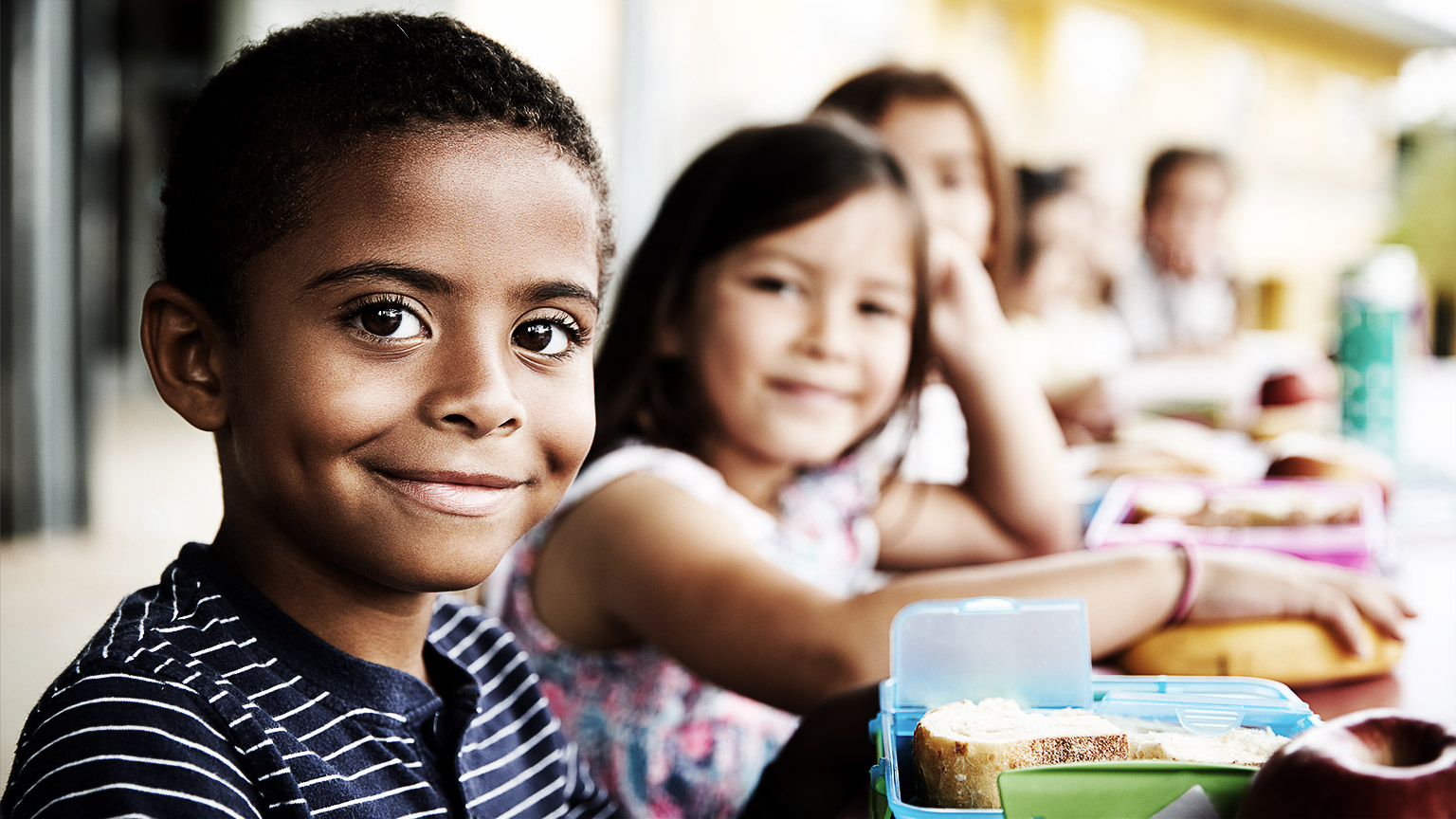 Children eating