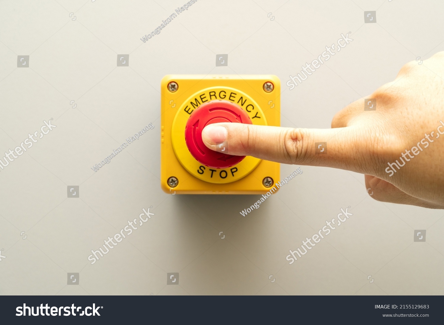 Stop button