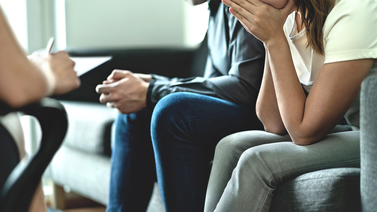 People in a counselling session