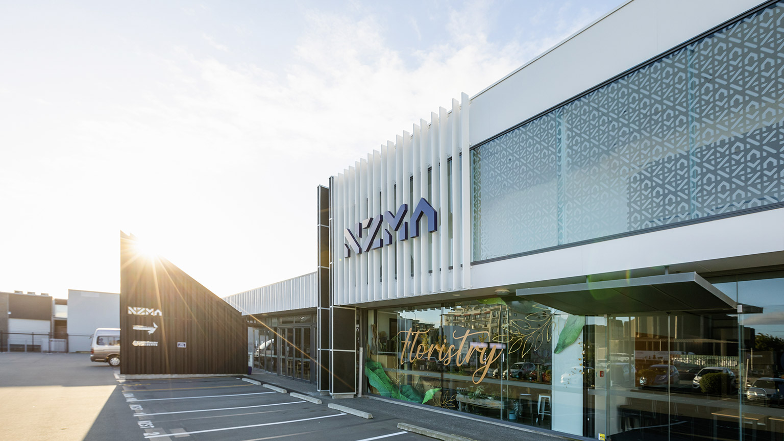 An exterior image of an NZMA building