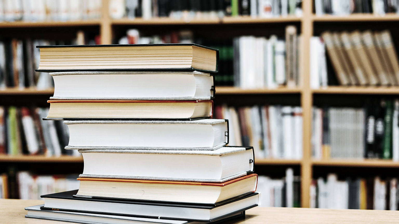 stack of books