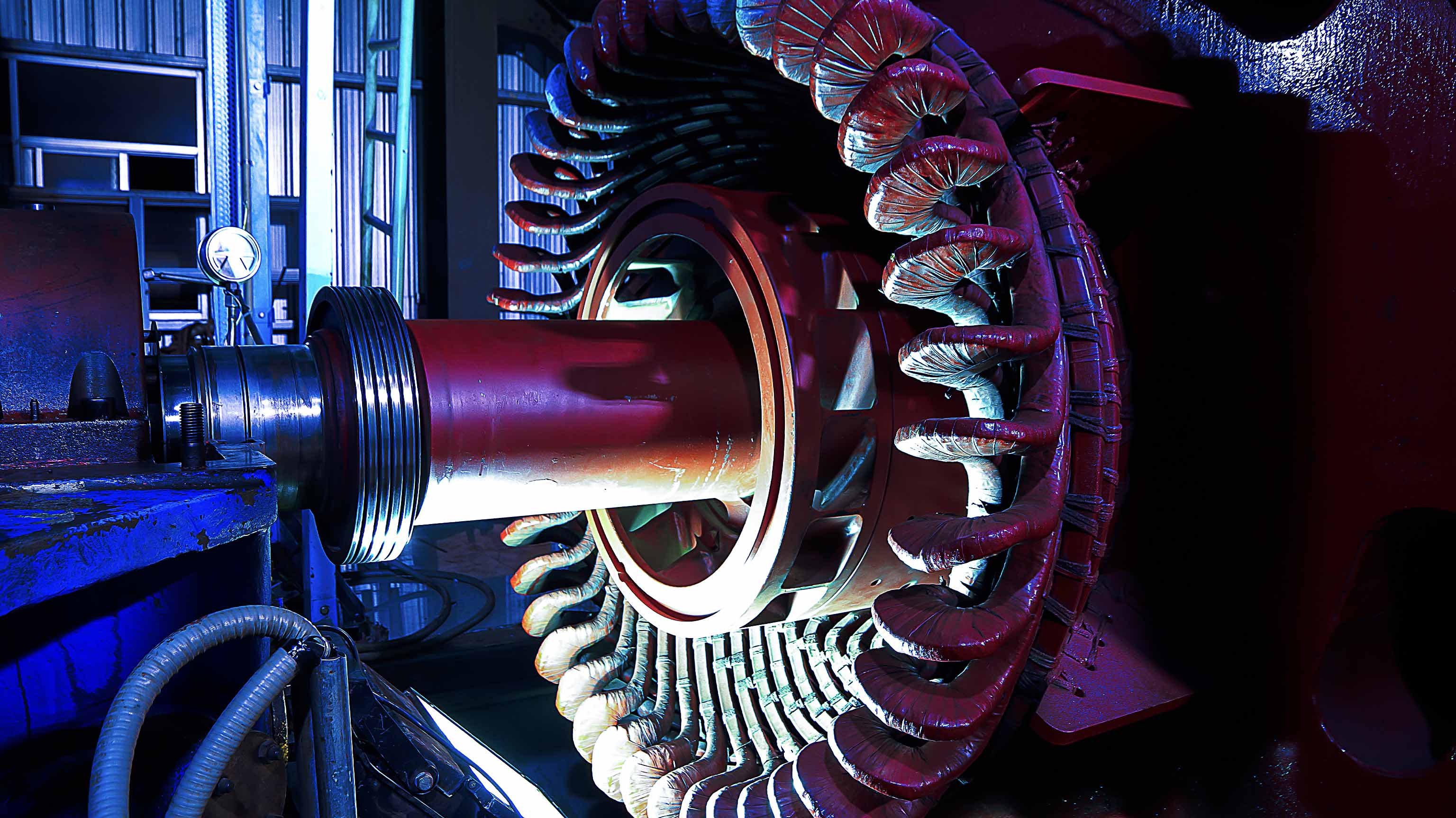 A large electric motor