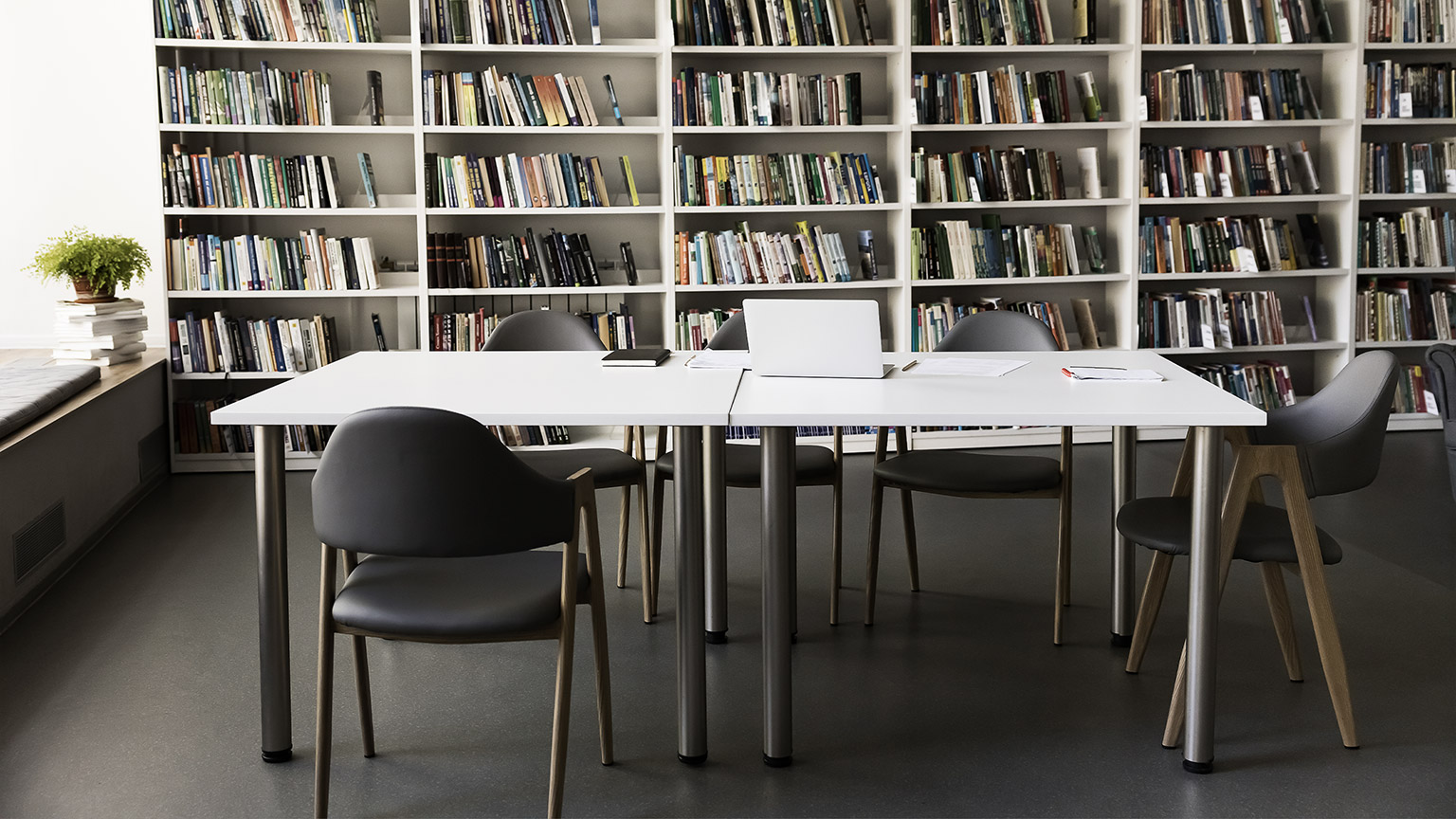 An area full of books