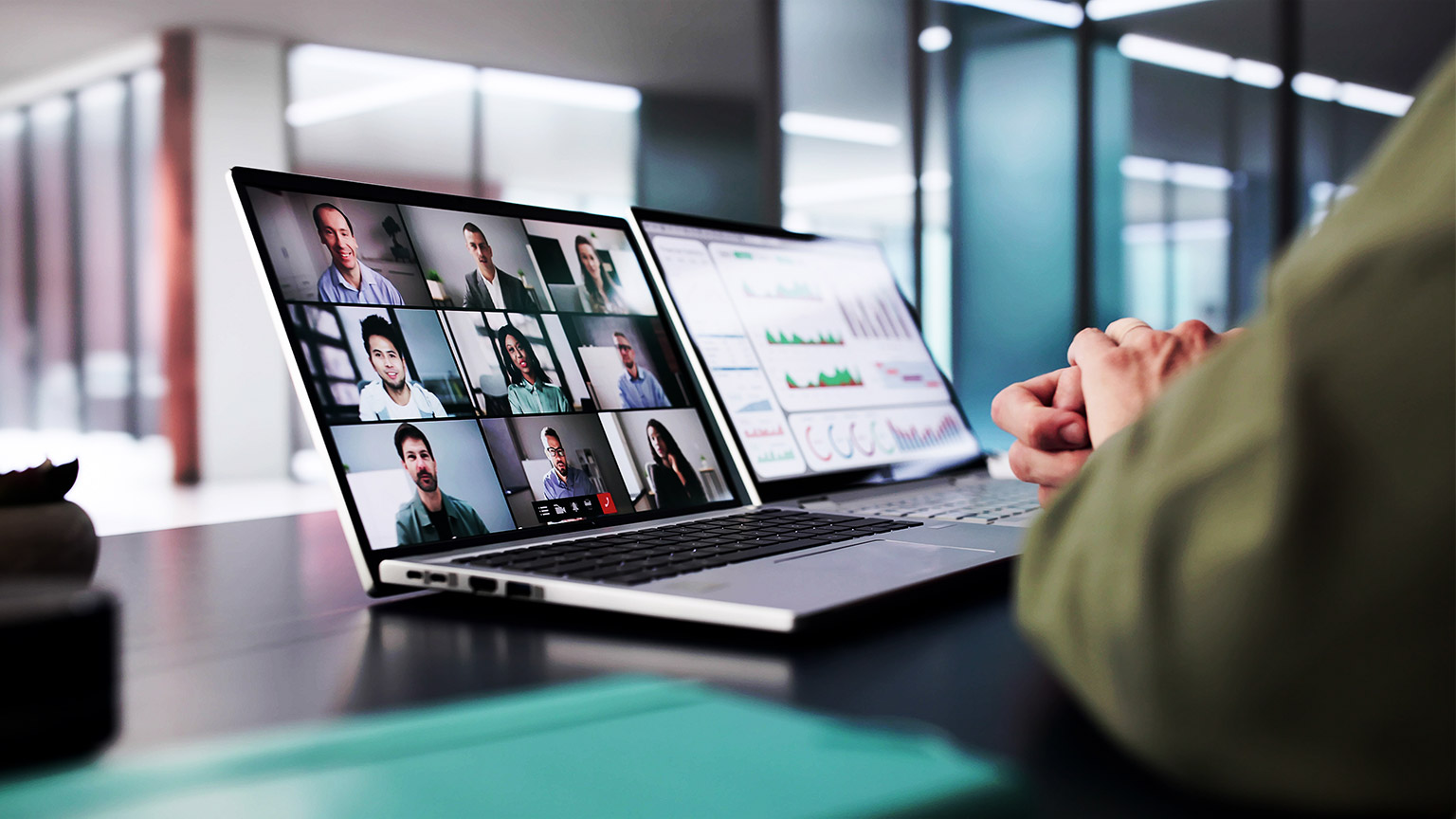 Online Video Conference Business Meeting Call Or Webinar