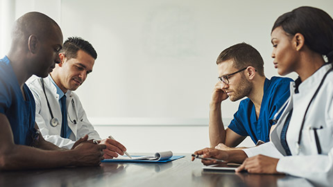 Medical staff meeting