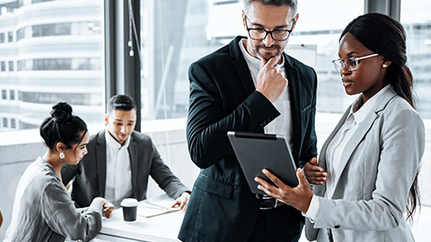 business meeting inside an office