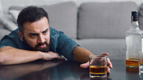 Alcoholism and problems in family