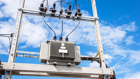 A distribution transformer