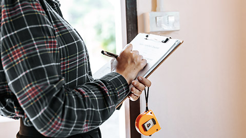 Marking the checklist for electrical compliant