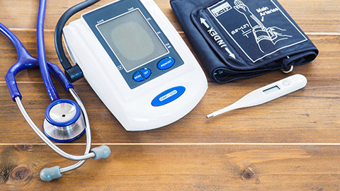 A range of health monitoring equipment