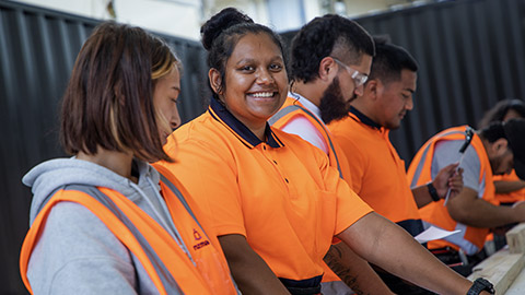 A group of apprentices