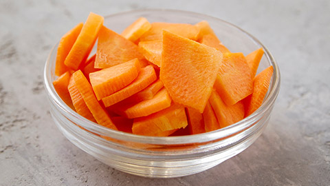 Carrots in a bowl