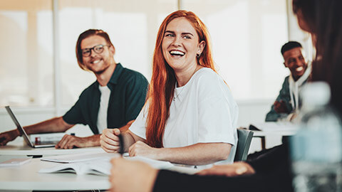 A youth worker participating in a professional development course