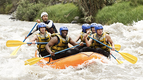 white water rafting