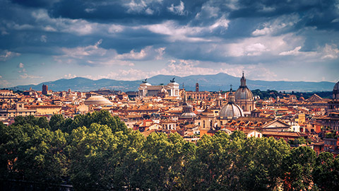 Rome skyline