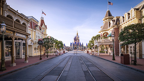 Disney land main entrance