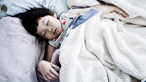 A child sleeping