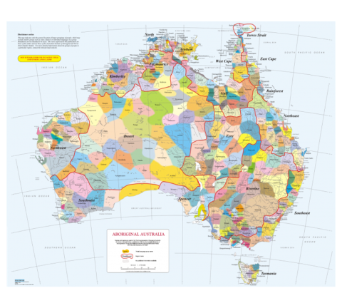 A map of Australia