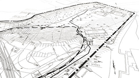 An example of civil plan drawing