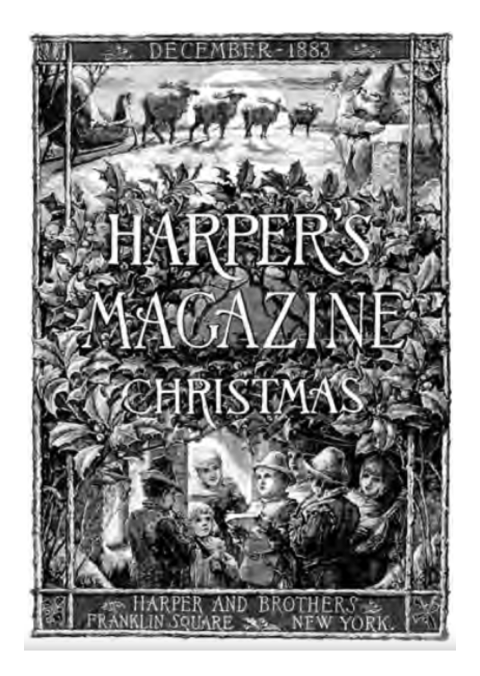 Harper's magazine cover in the civil war