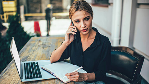 A meeting organiser, speaking on the phone with their supervisor and gathering requirements for the outcome of a meeting