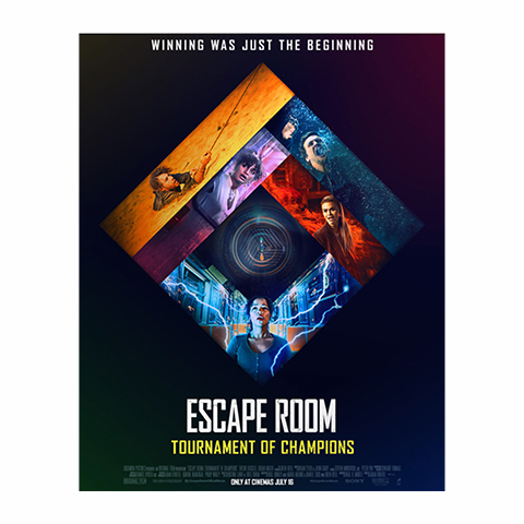 A poster for the escape room movie