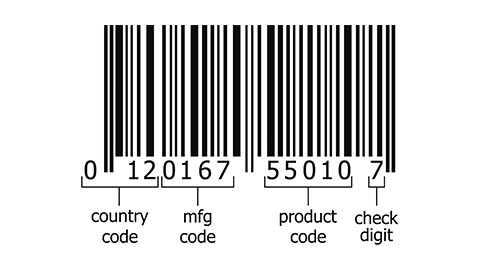 An example of a barcode