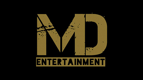 The logo for MD Entertainment