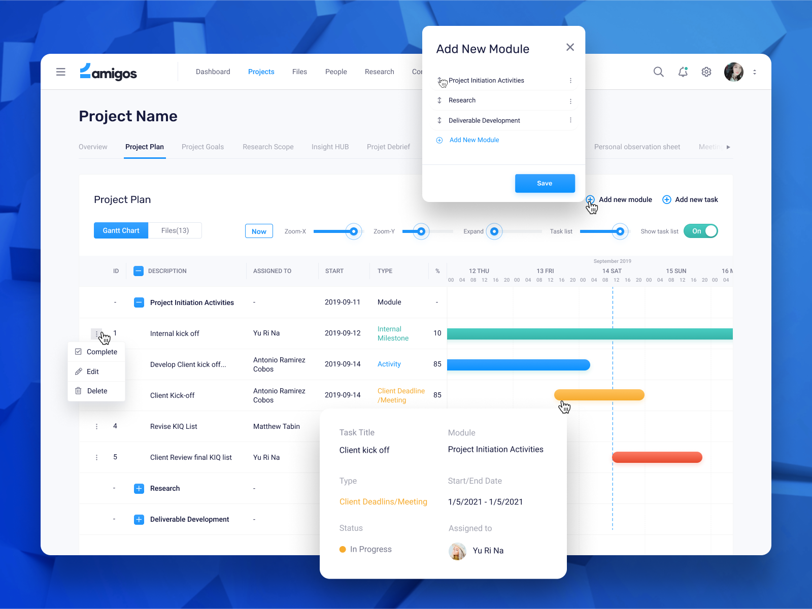 Gantt Chart Sample