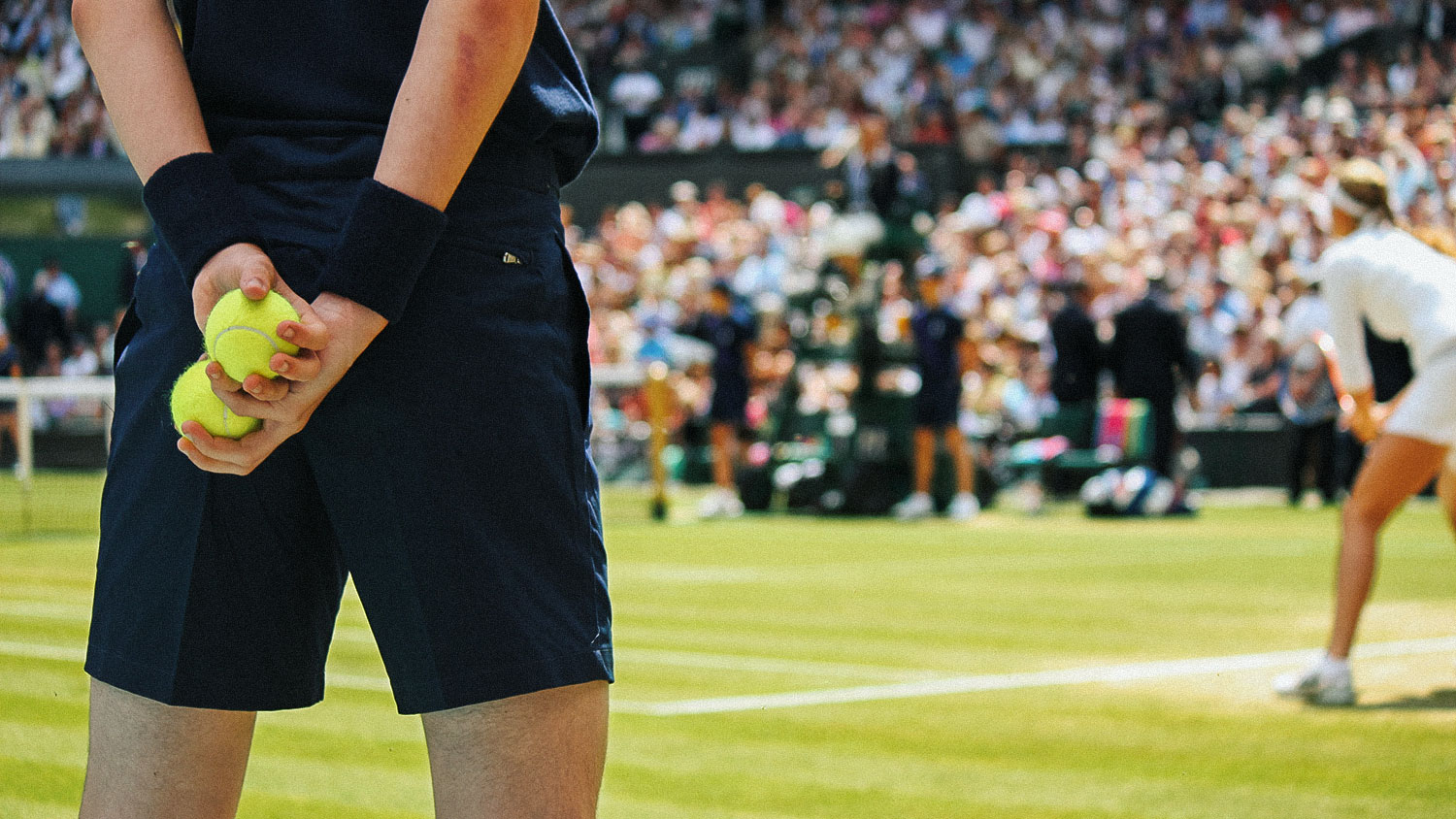 Ball boy tennis tournament