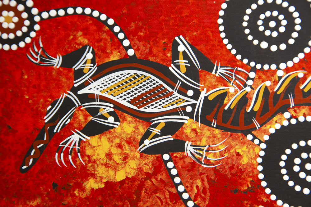 Australian Aboriginal art style design