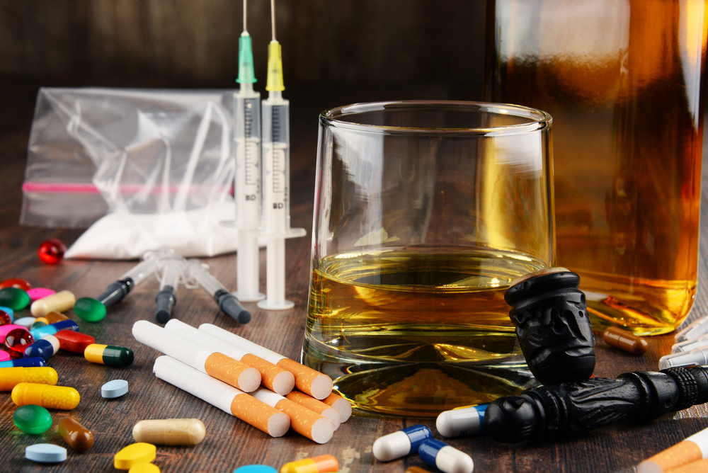 variety of addictive substances including alcohol cigarettes and drugs