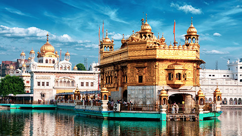 Golden temple in Amritsar