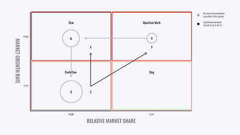 Rate of growth matrix