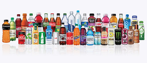 Coca Cola product lineup