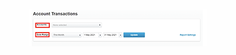 Image of account transactions